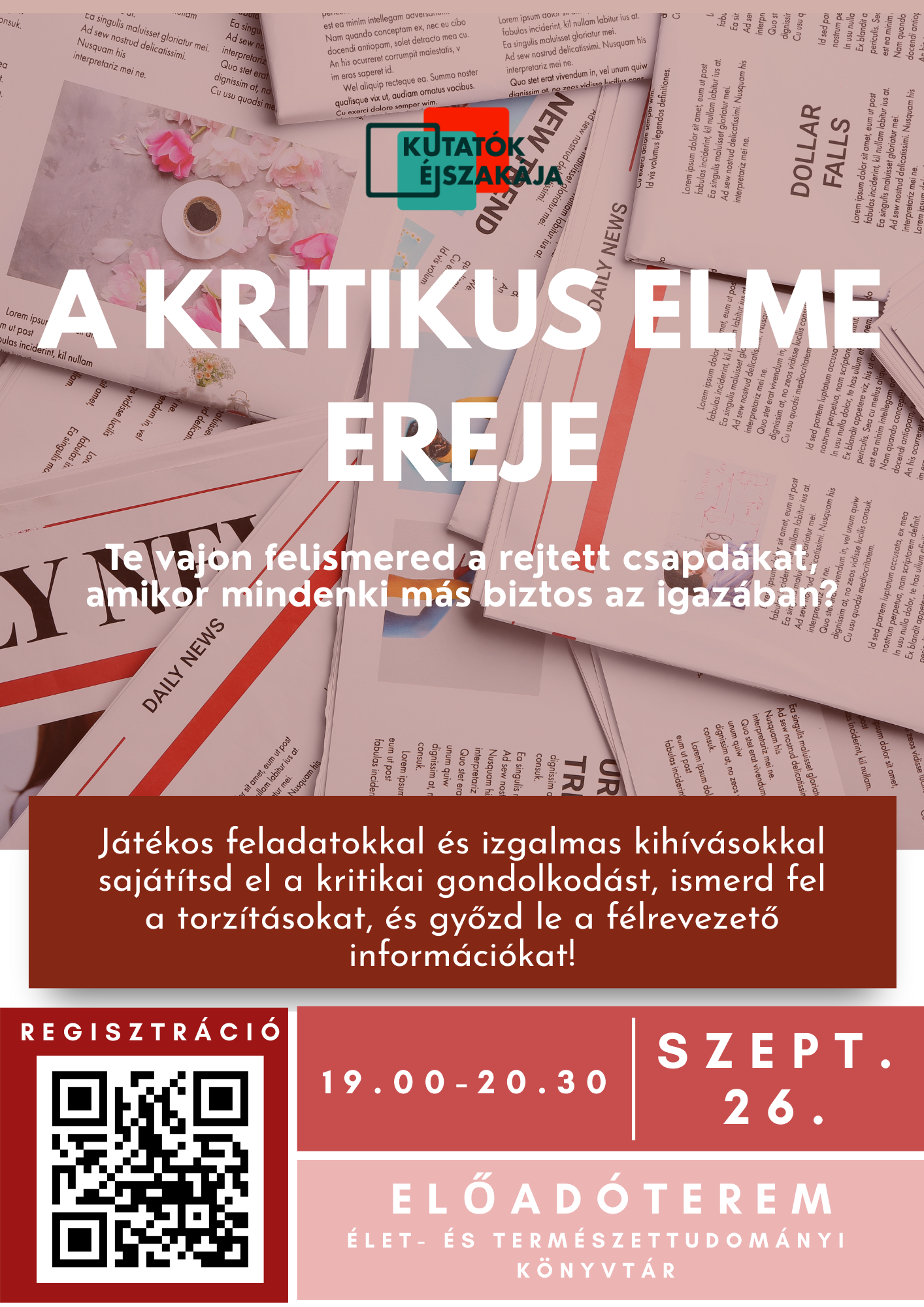 A kritikus elme ereje – Ne dőlj be elsőre!