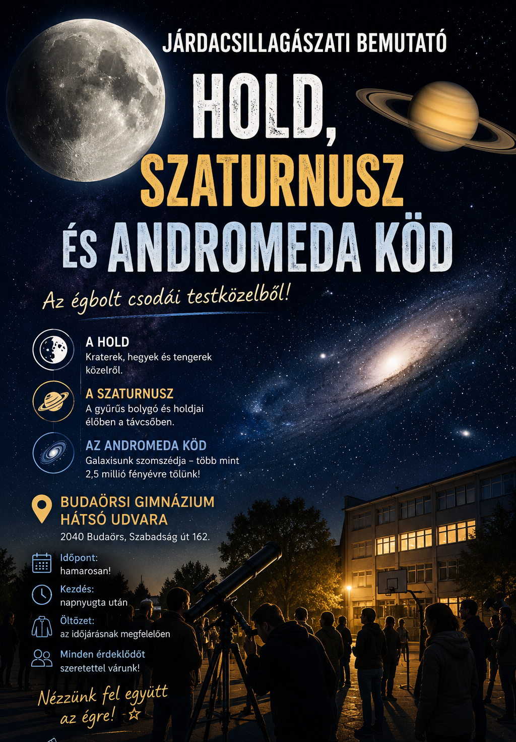 Távcsöves bemutató