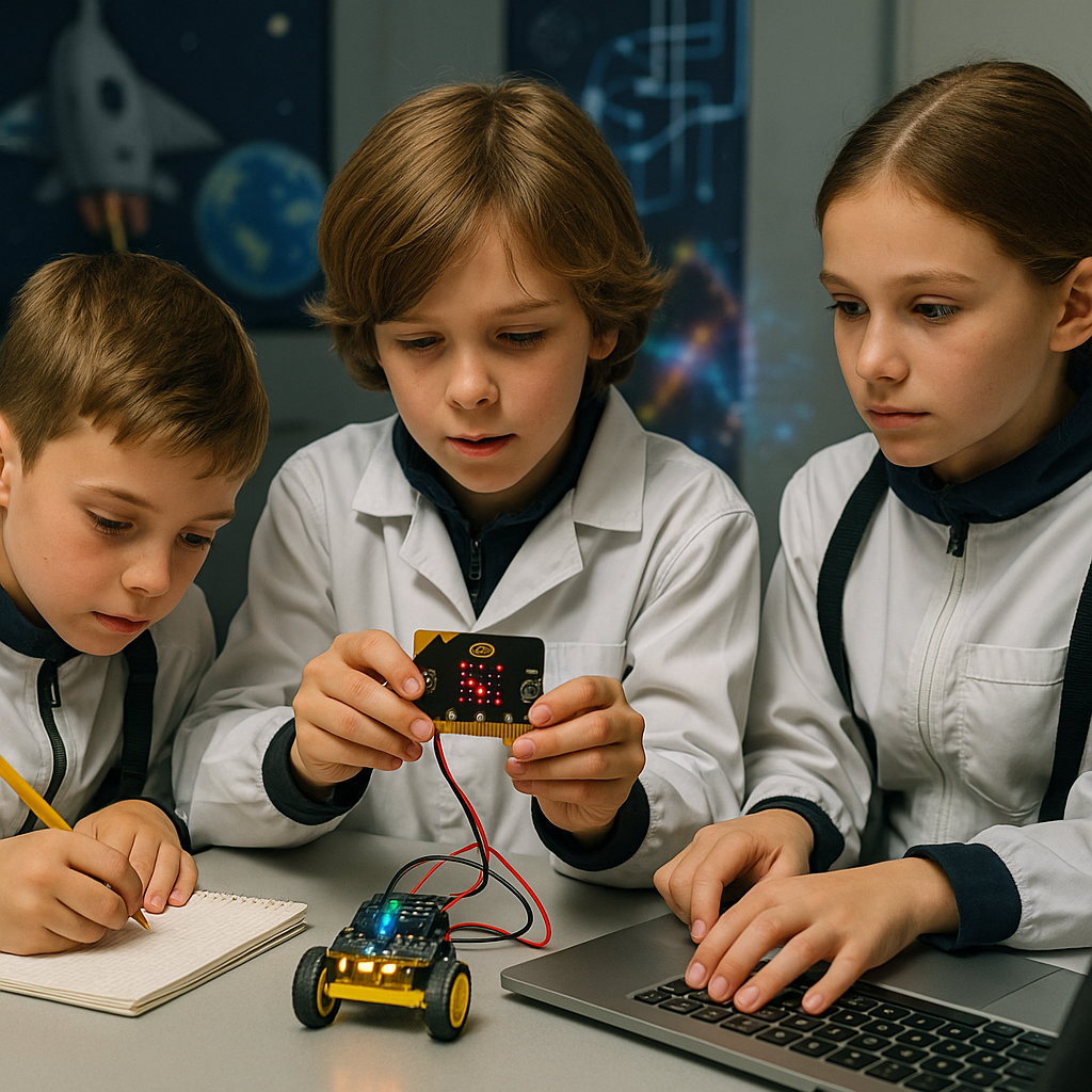 Vészhelyzet az űrbázison! – Kaland a Micro:bitekkel