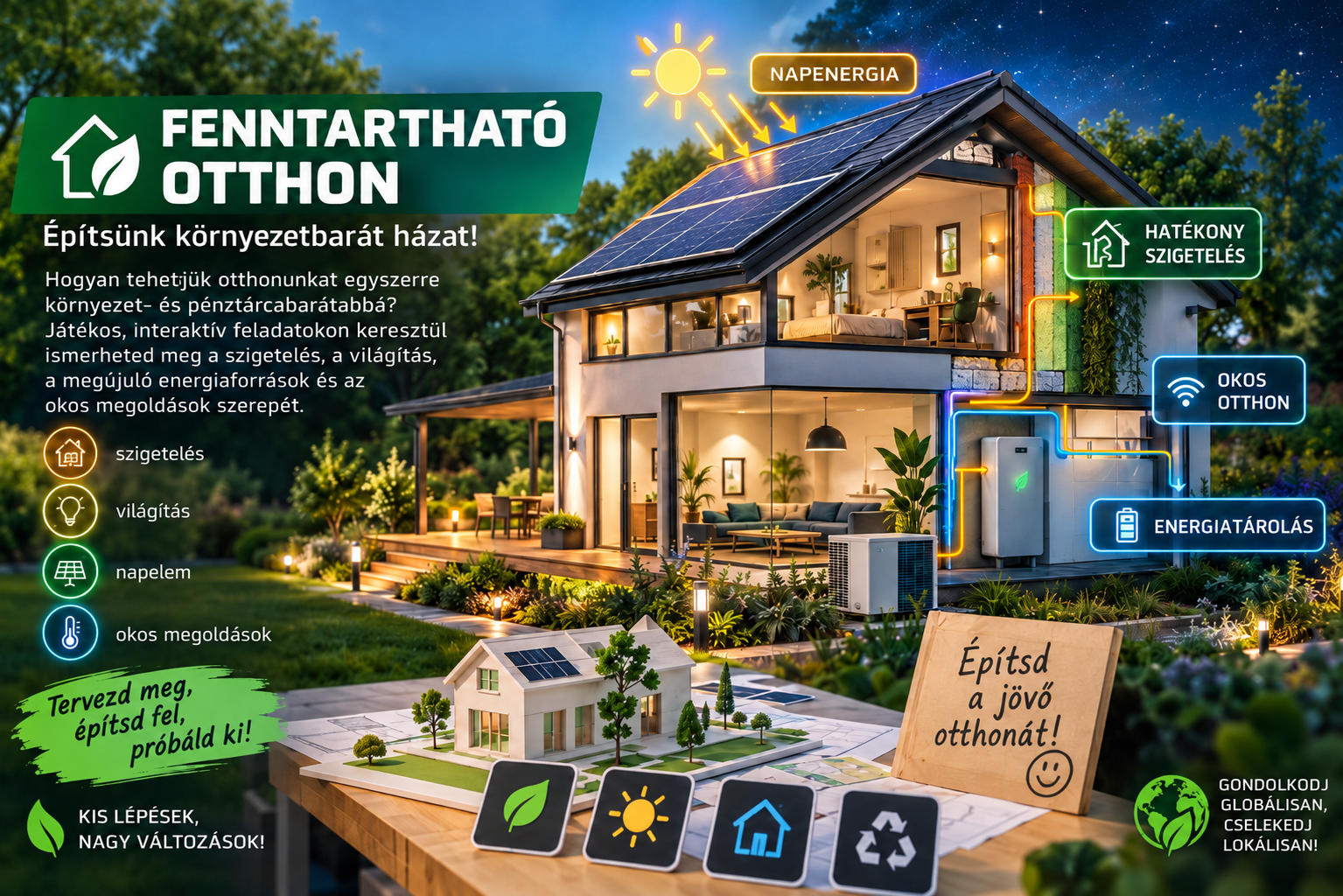 Fenntartható otthon – Építsünk környezetbarát házat!