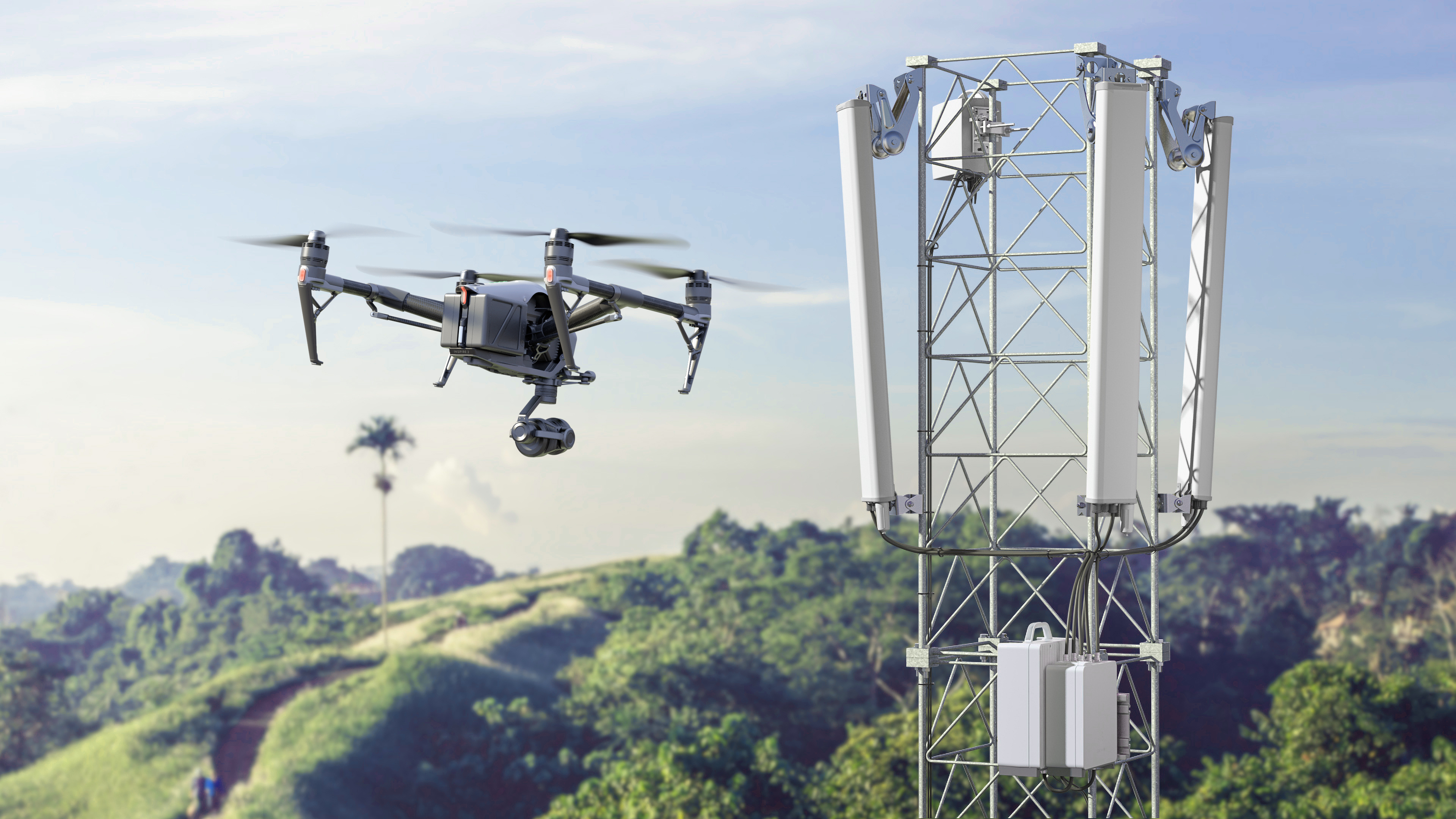 Ericsson technológiai bemutatók – Ericsson Site Digital Twin (ESDT) és drónos helyszínfelmérések