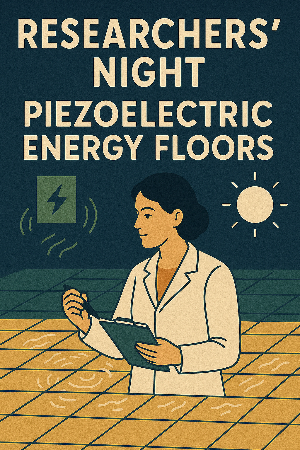 Piezoelectric Energy Floors