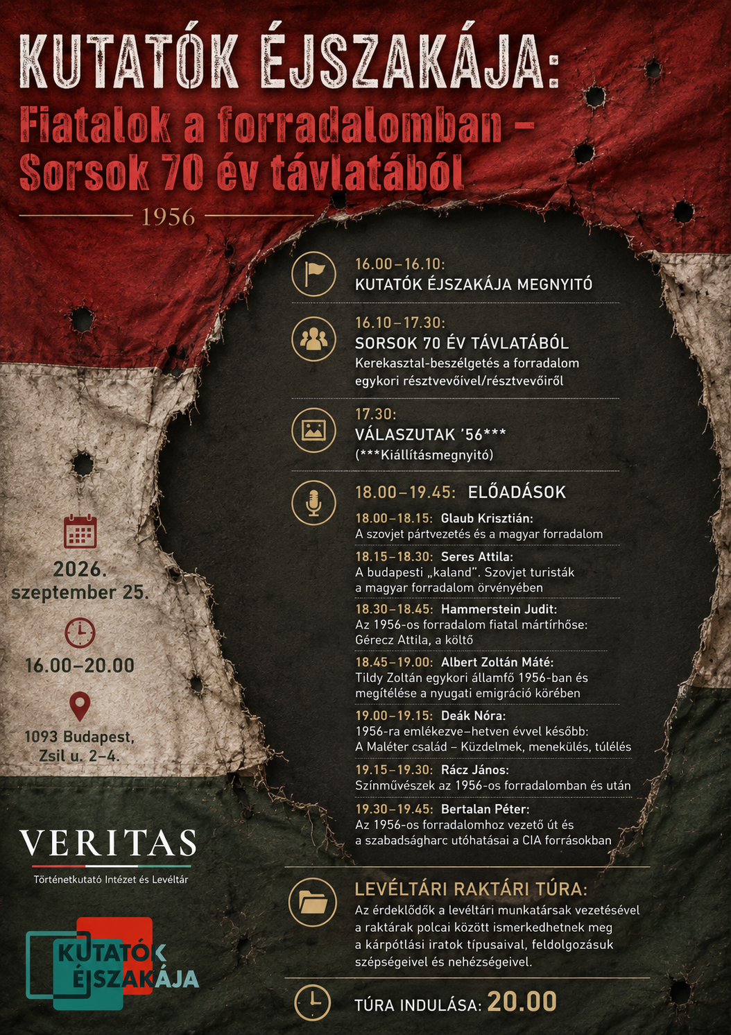 VERITAS „Kutatók Éjszakája” megnyitó