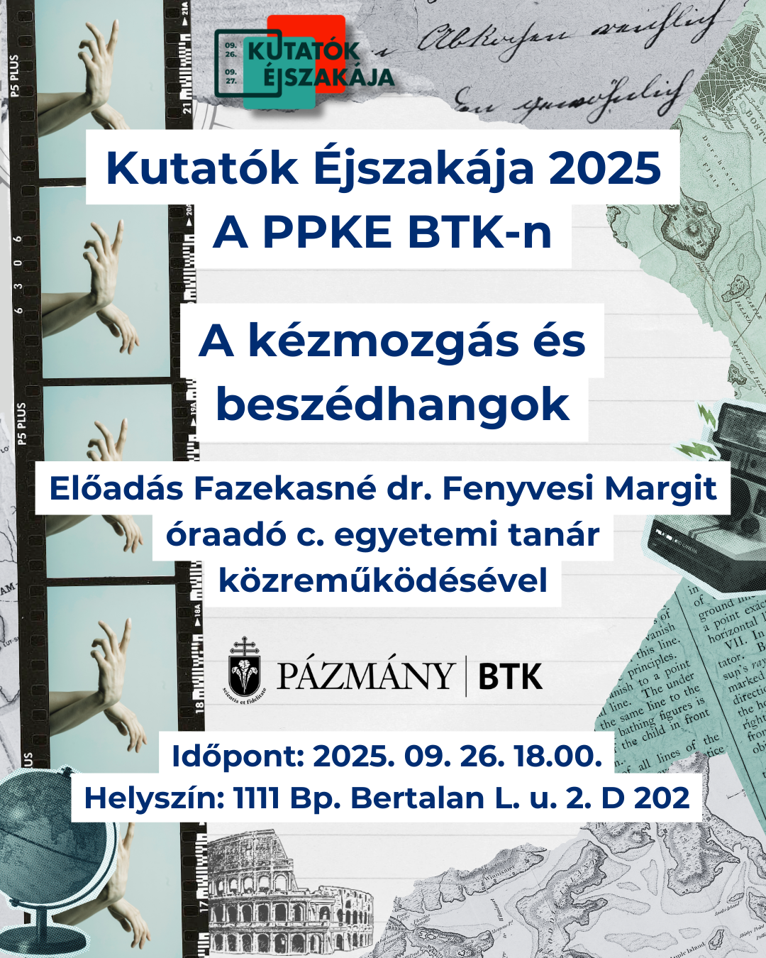 A kézmozgás és beszédhangok