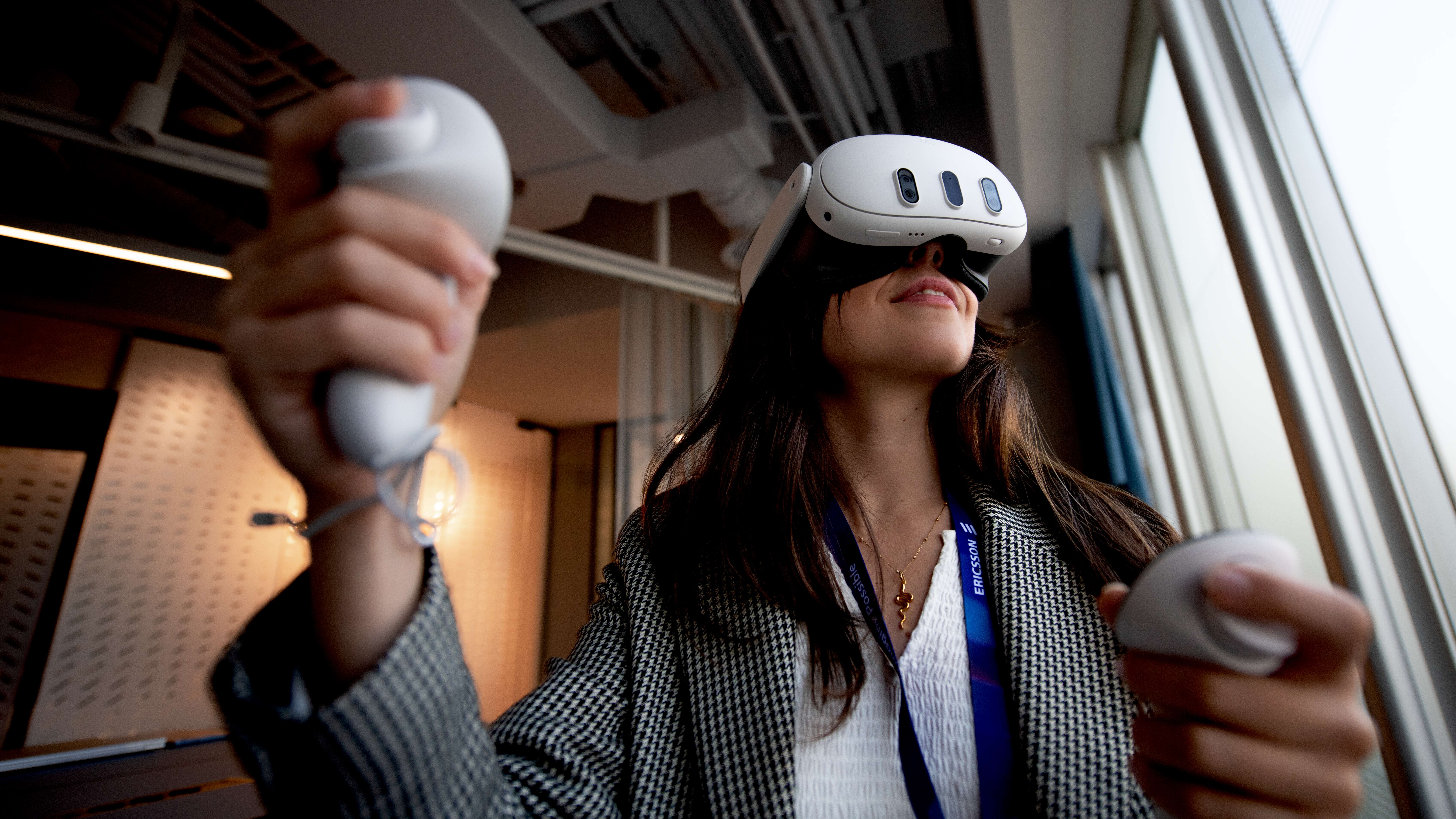 Ericsson technológiai bemutatók – Többjátékos virtuális valóság Meta Quest 3 szemüvegeken