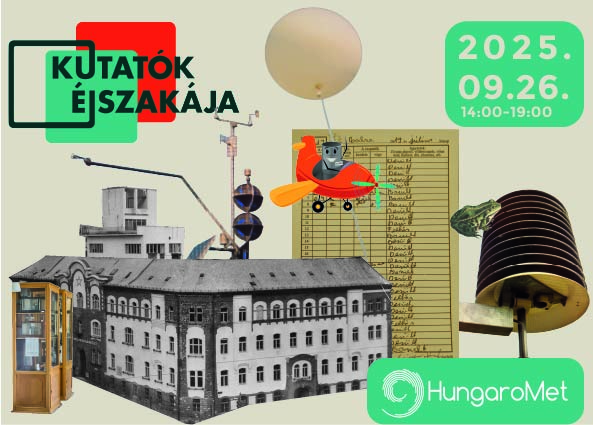 Kutatók Éjszakája a HungaroMet-nél 2025. szeptember 26. 14:00-19:00