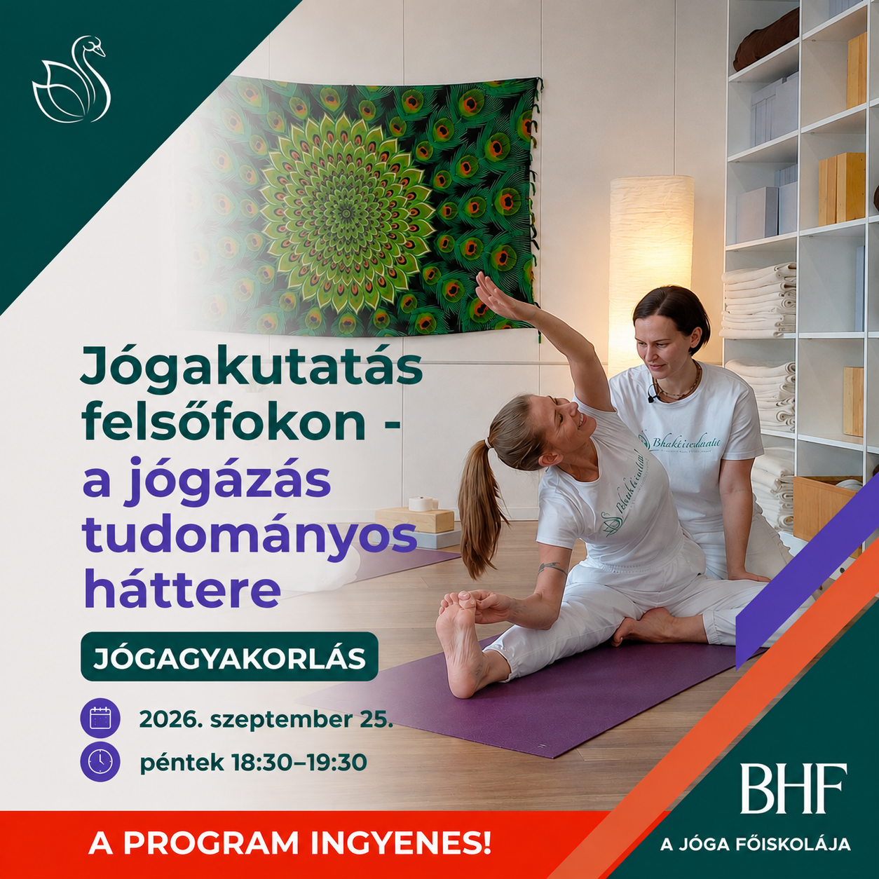 Jógakutatás felsőfokon - a jógázás tudományos háttere 2. Mozgás és meditáció: A Vrindávana-Gangótrí jógarendszer