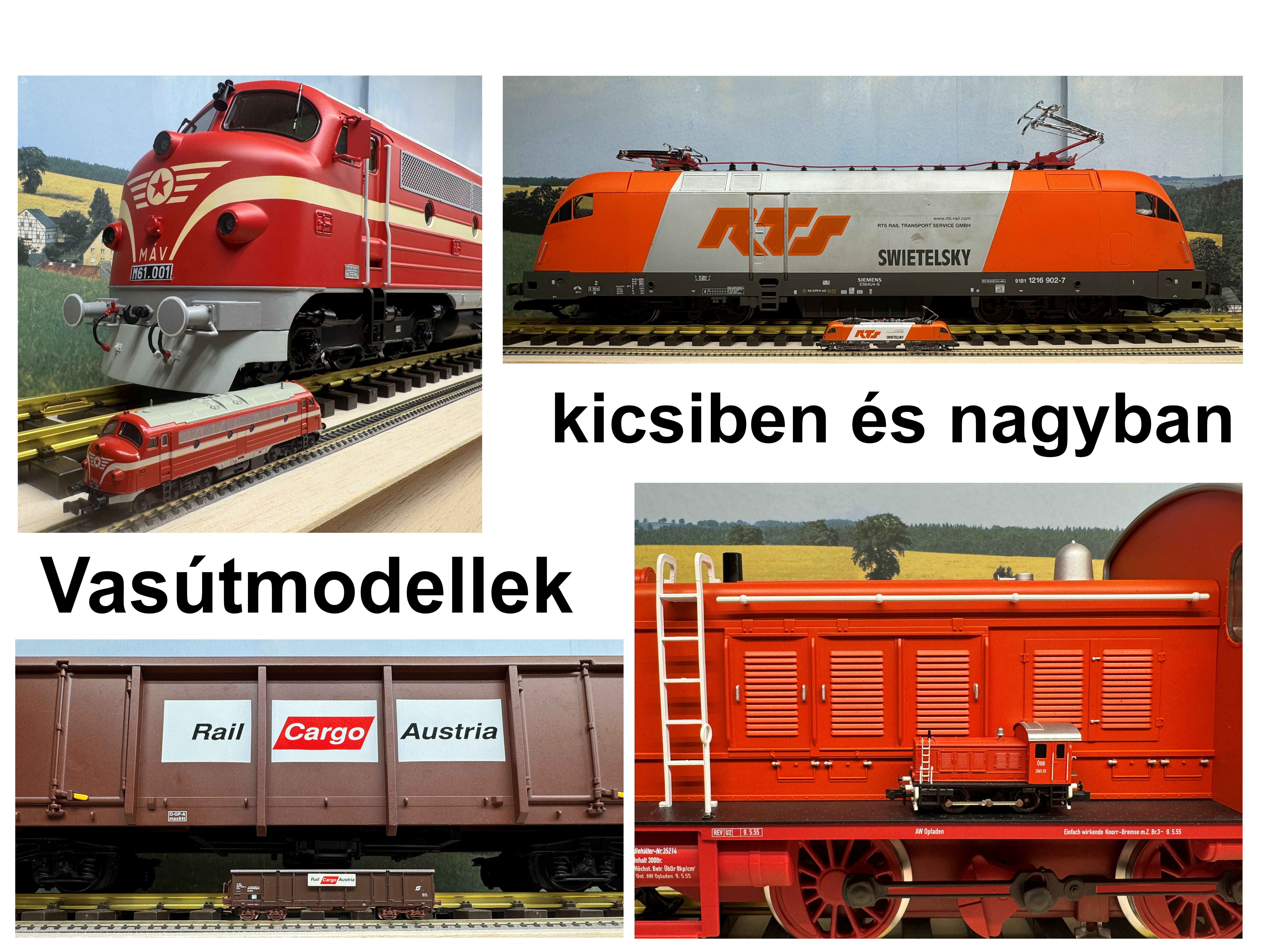 Kutatók hobbijai - Vasútmodellek kicsiben és nagyban