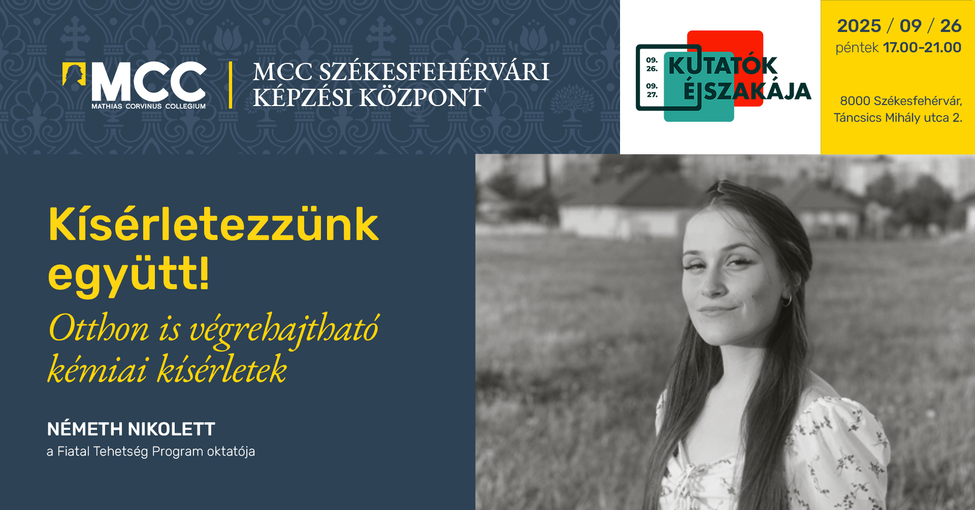 Kísérletezzünk együtt! (MCC Székesfehérvár)