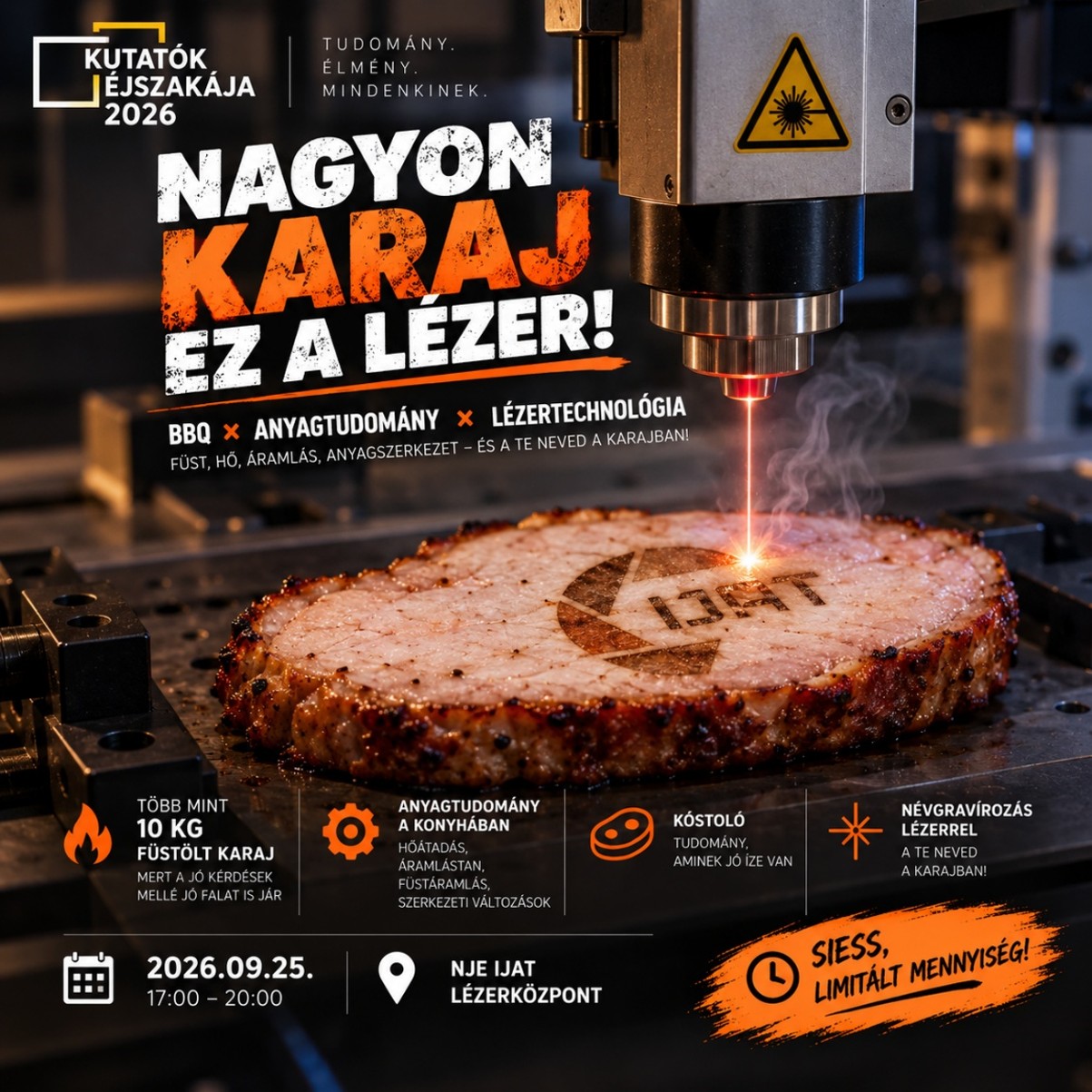 Nagyon karaj ez a lézer! – BBQ, tudomány és lézertechnológia