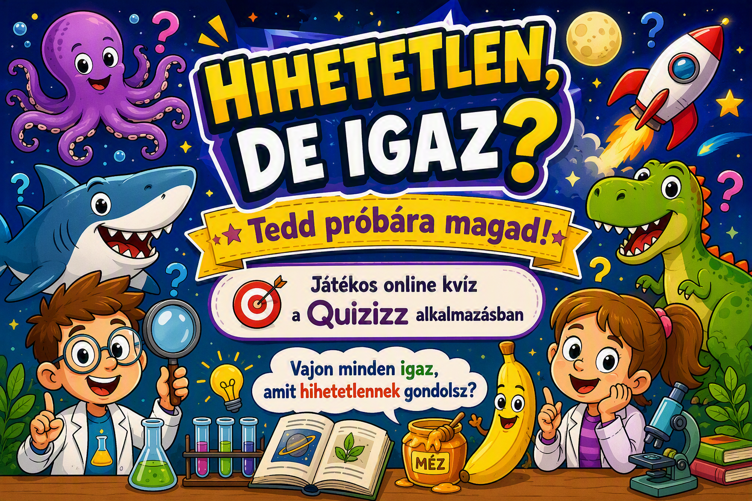 Hihetetlen, de igaz! - online vetélkedő