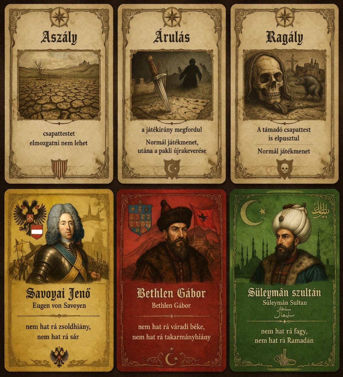 VárWars (társasjáték Mohács után és egyéb játékfejlesztések)