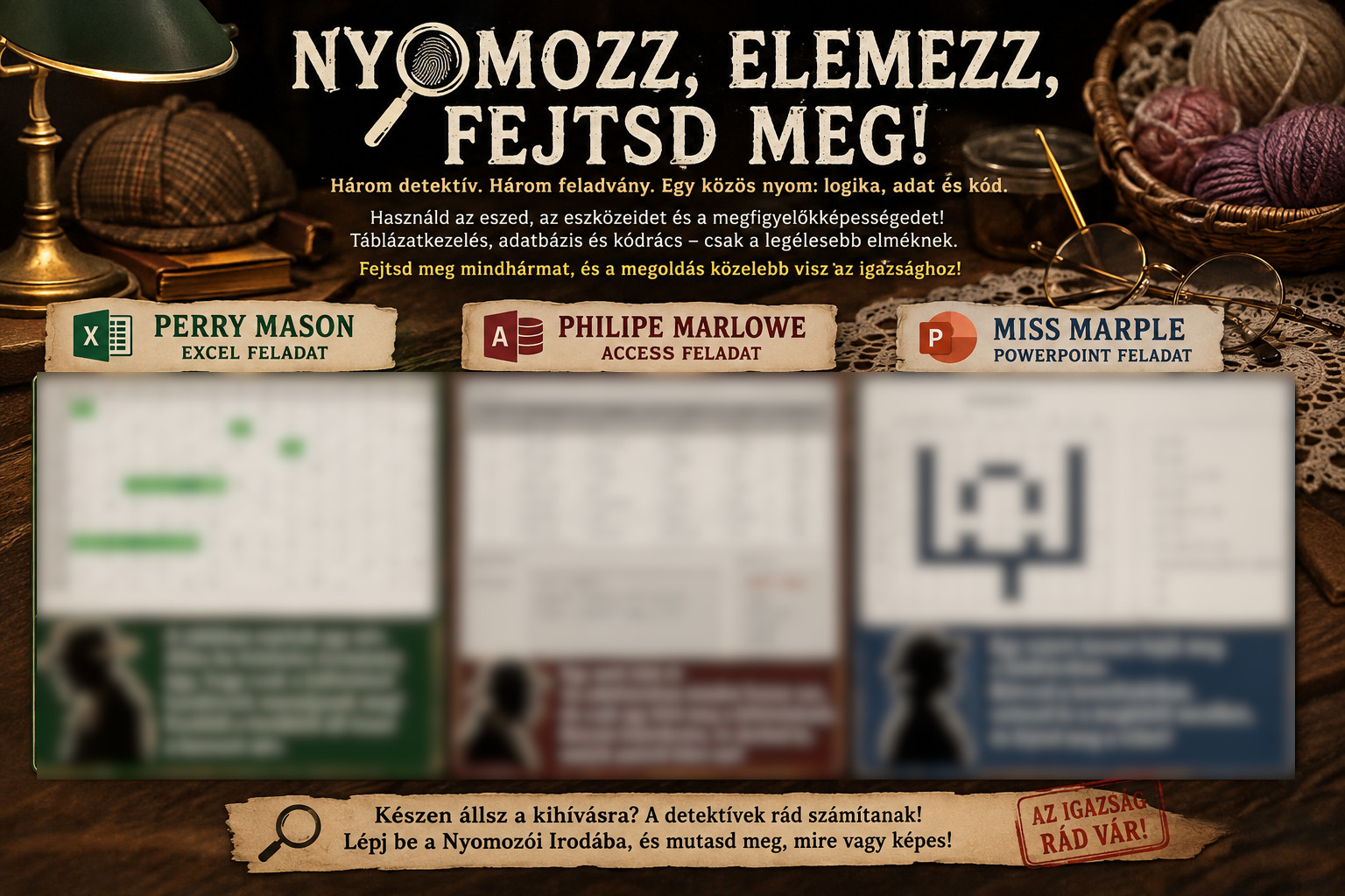 Nyomozótúra informatikai eszközök segítségével - Haladóknak