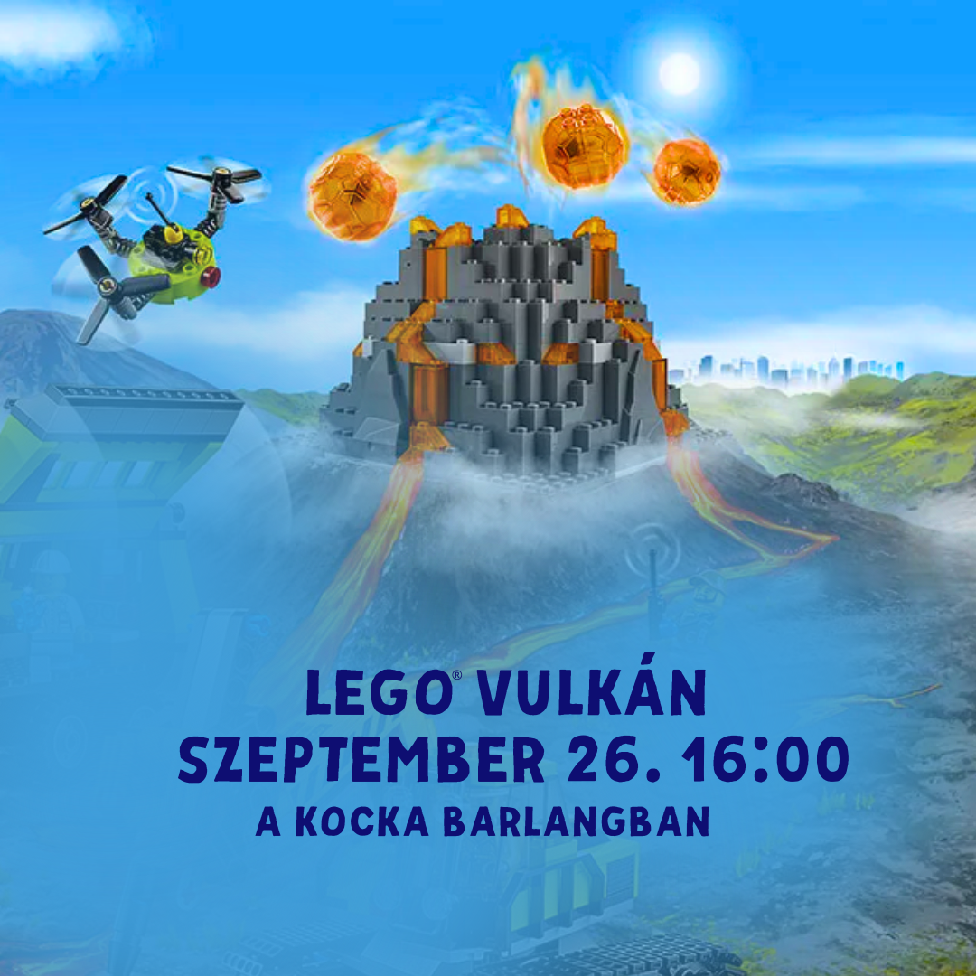 Lego Vulkán építés