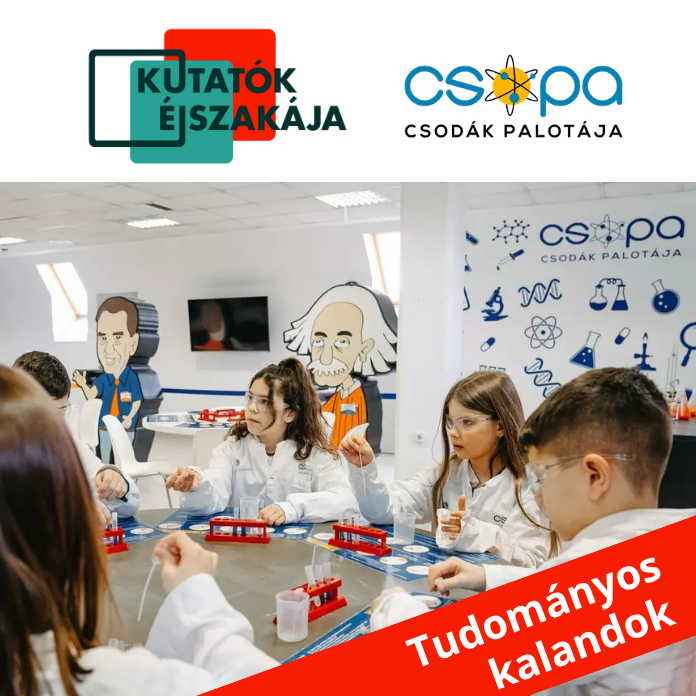 Tudományos kalandok - Kutatók Éjszakája a Csodák Palotájában