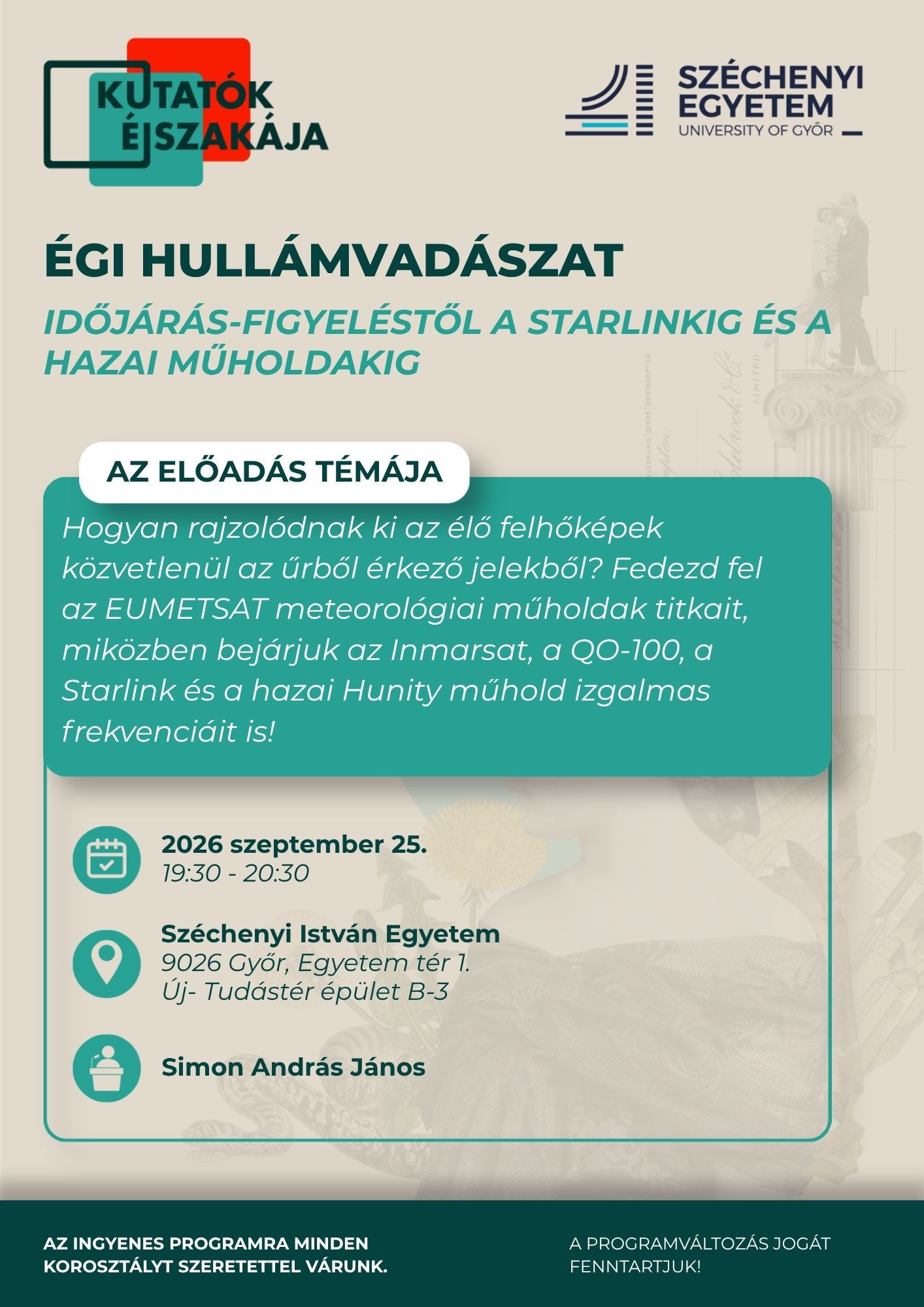  Égi hullámvadászat: Időjárás-figyeléstől a Starlinkig és a hazai műholdakig