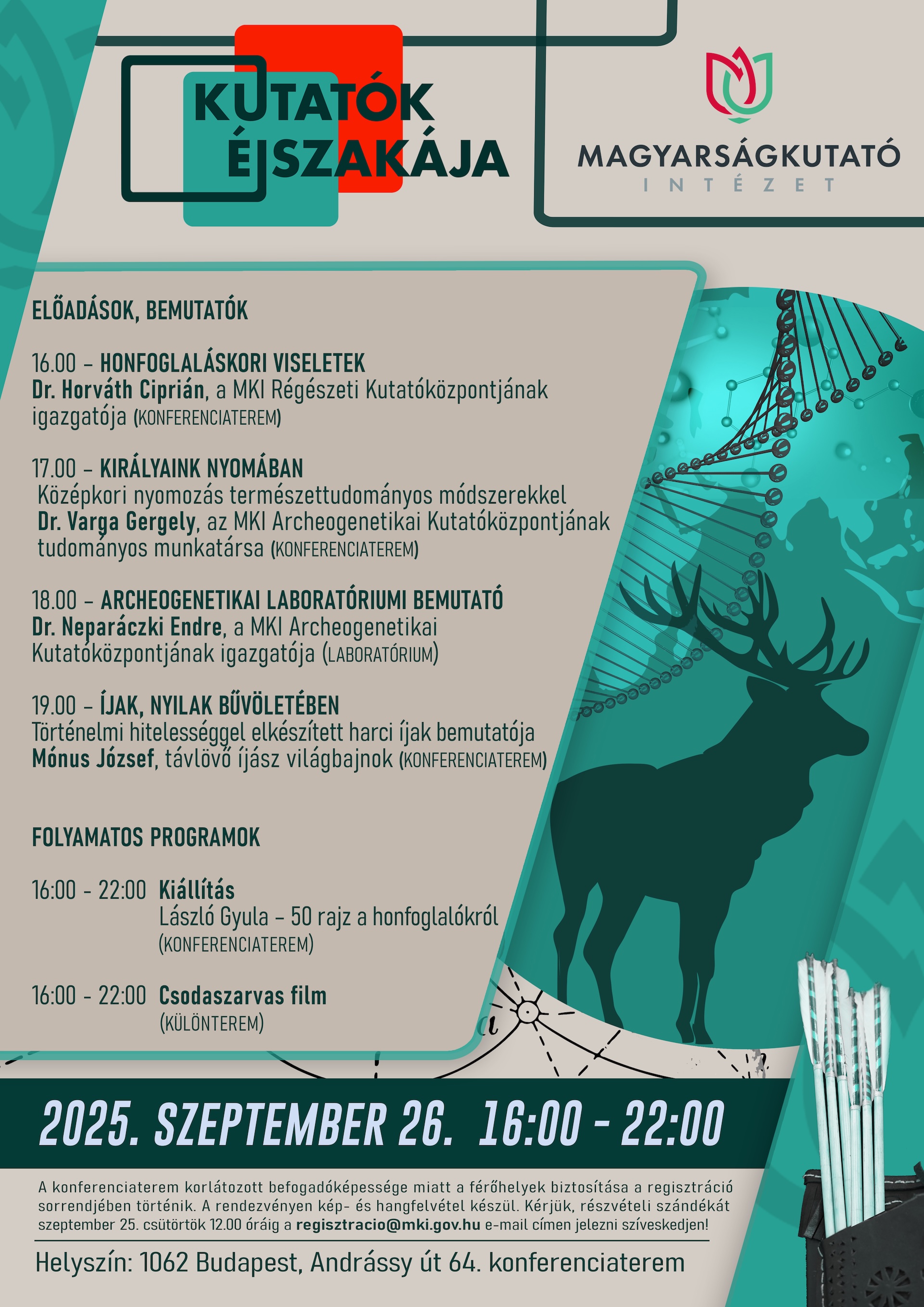 Érdekes előadások, izgalmas interaktív programok a Magyarságkutató Intézetben a Kutatók Éjszakáján!