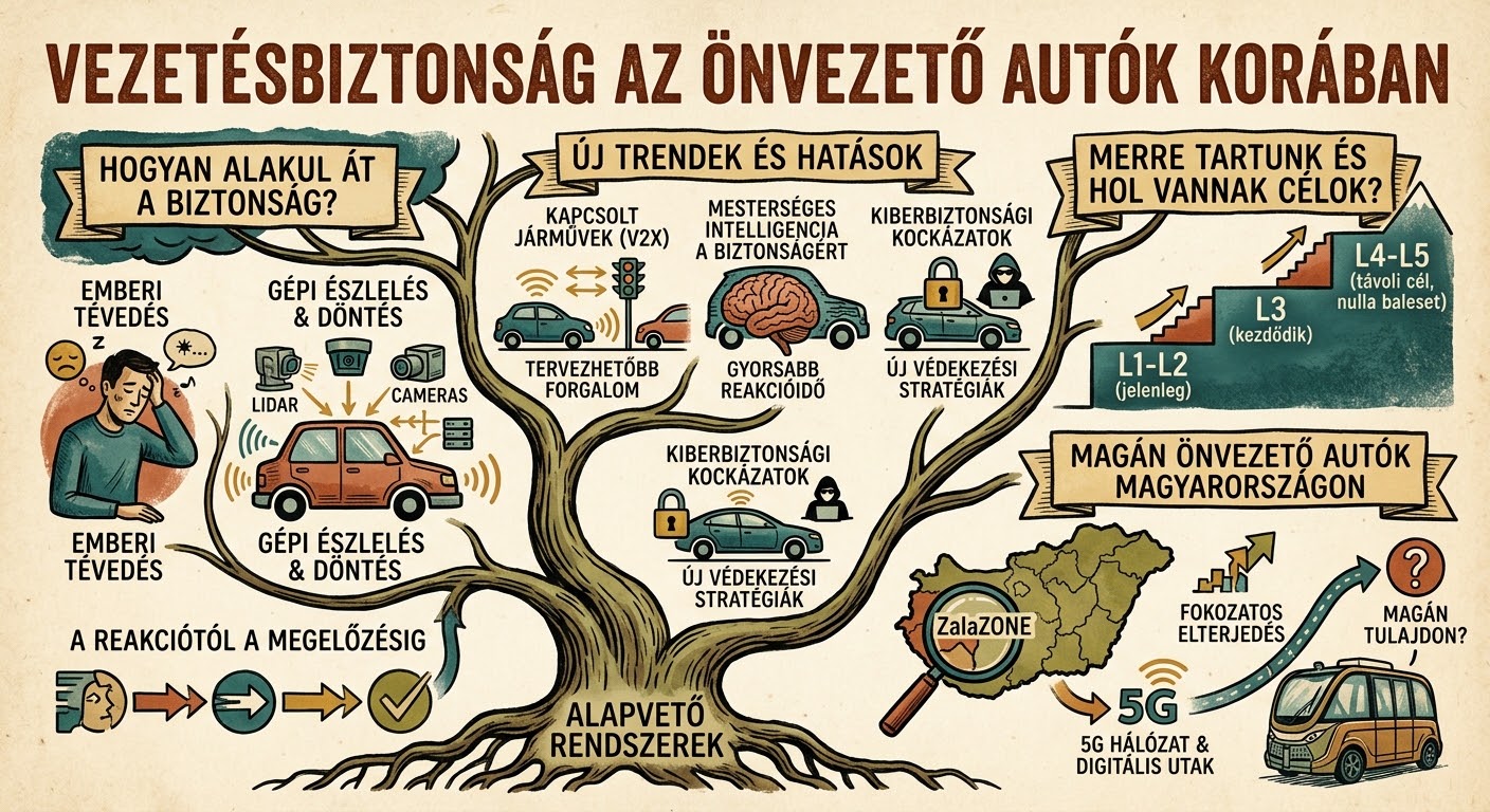 Vezetésbiztonság az önvezető autók korában