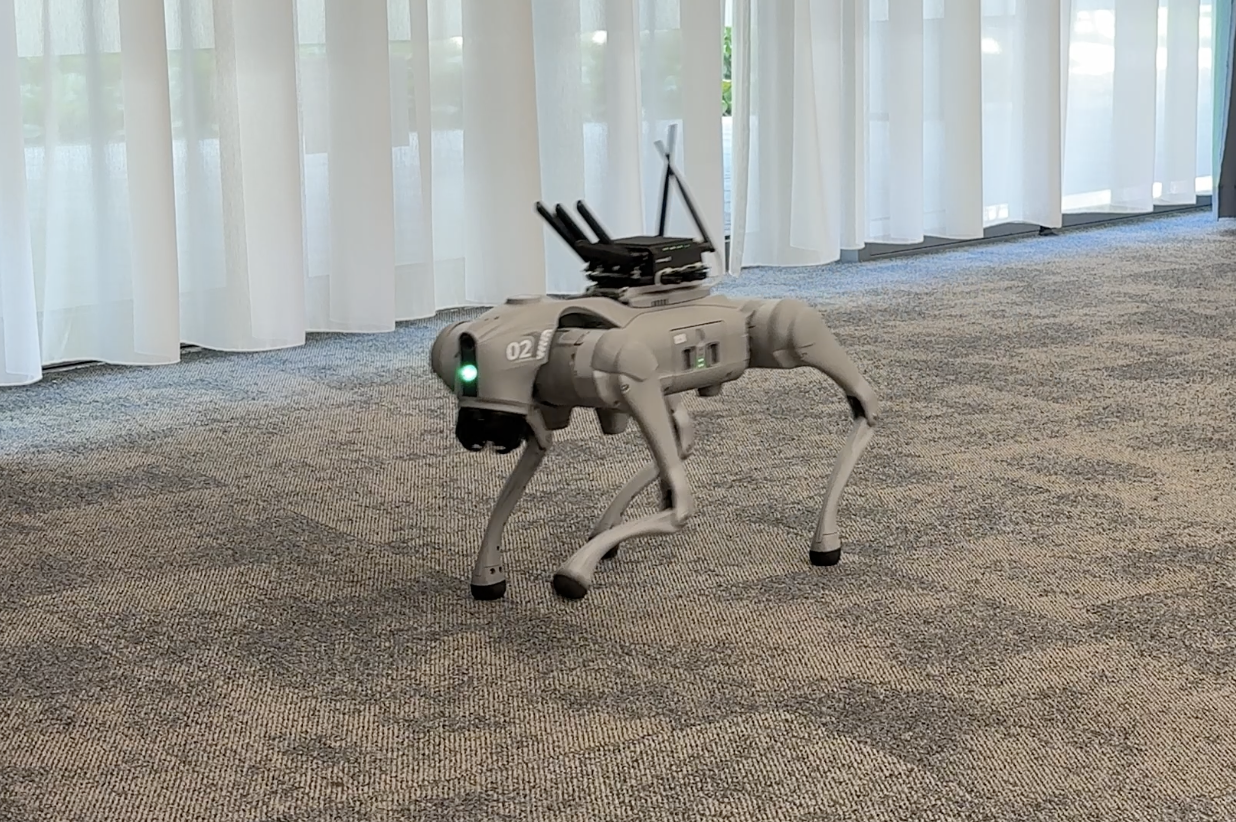 Ericsson technológiai bemutatók – Robotkutya bemutató