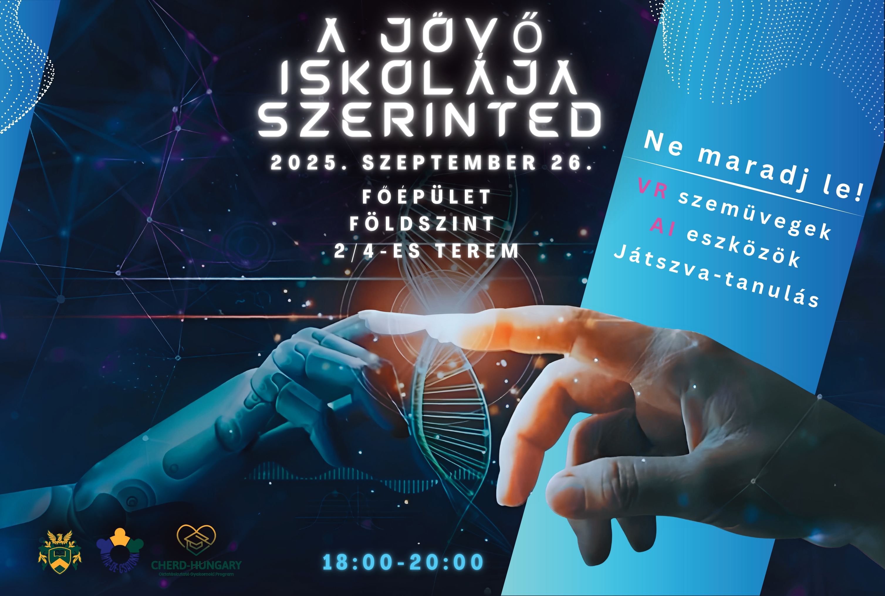 A Jövő Iskolája SzerinTEd – VR, AI, játszva-tanulás