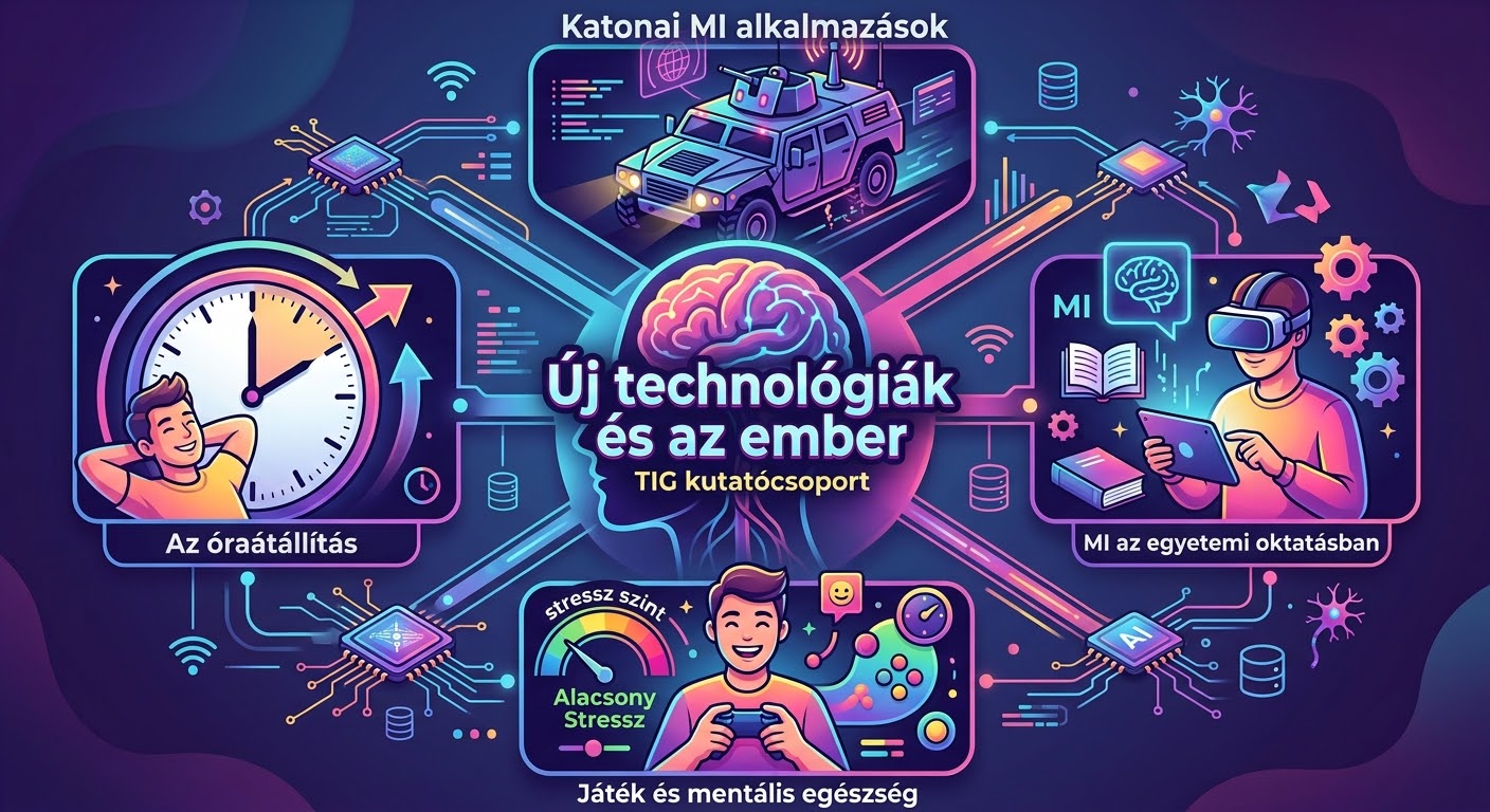 Technológiai innovációk és emberi tényezők: A TIG kutatócsoport aktuális projektjei
