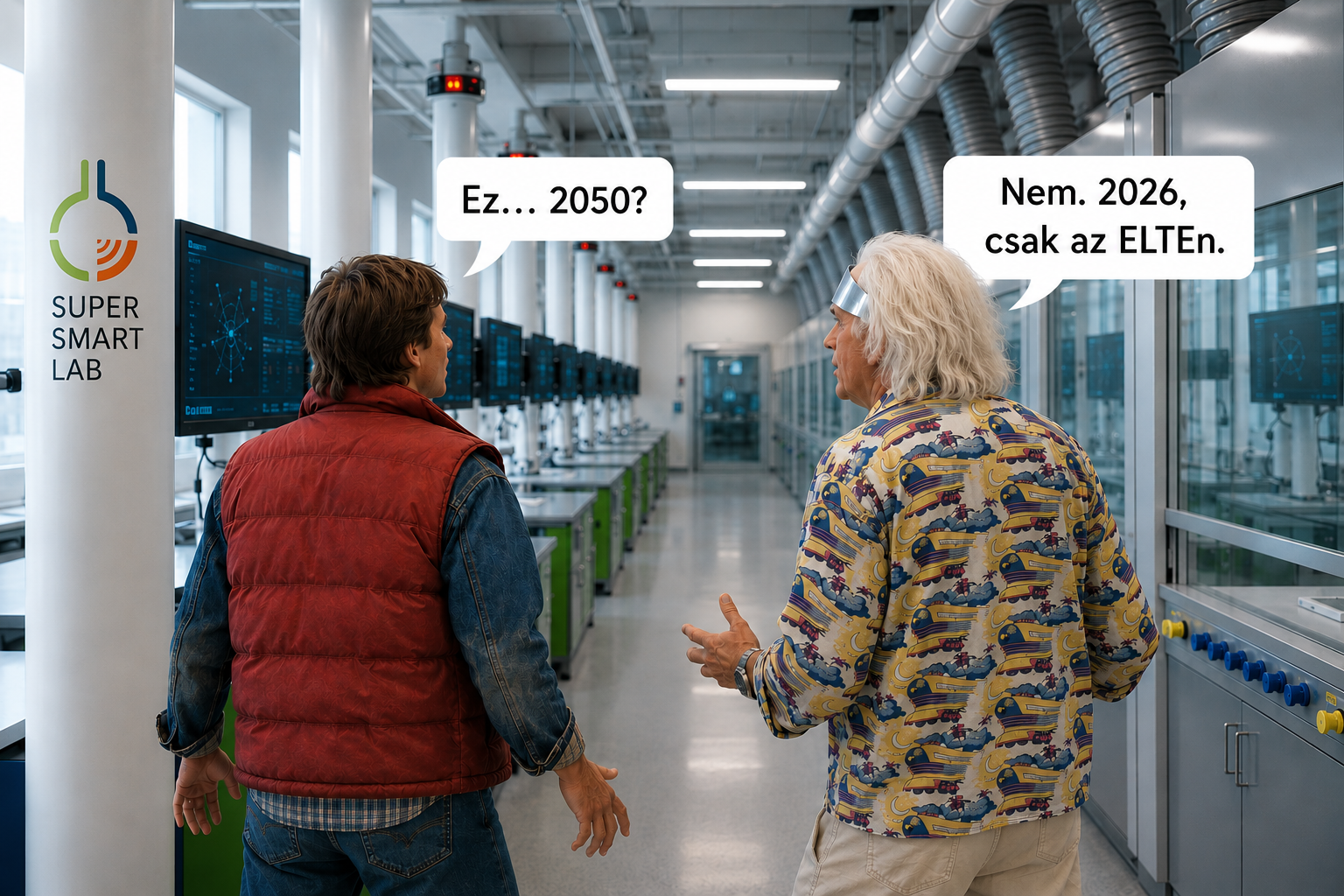 Vissza a jövőbe: Tárlatvezetés a SuperSmartLab-ben