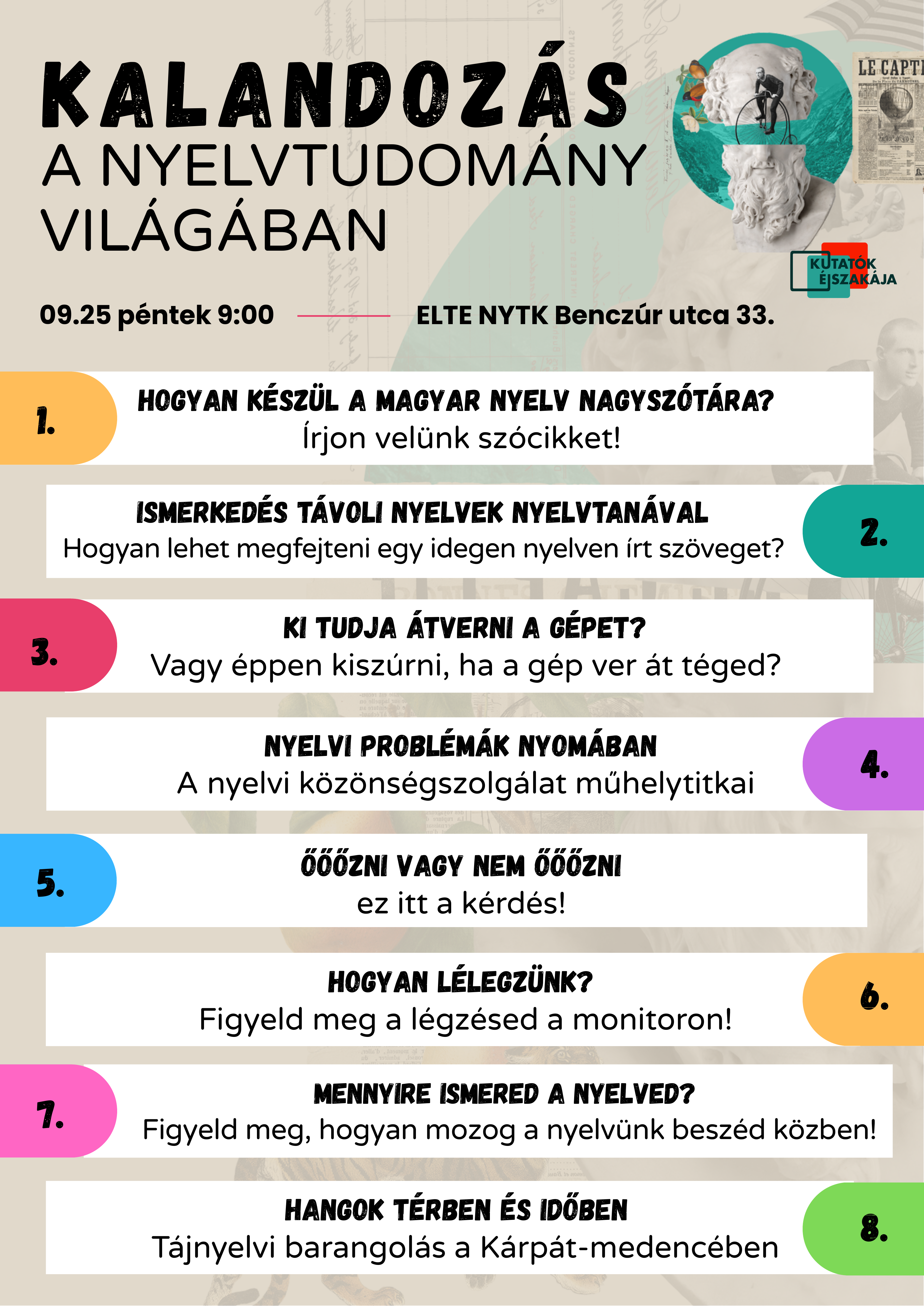 Kalandtúra a nyelvtudomány világában