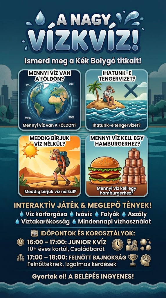 VízKvíz – Te mennyit tudsz a vízről?