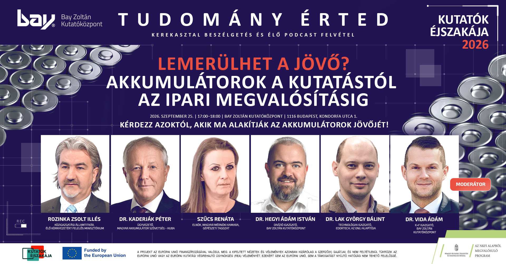 LEMERÜLHET A JÖVŐ? Akkumulátorok a kutatástól az ipari megvalósításig