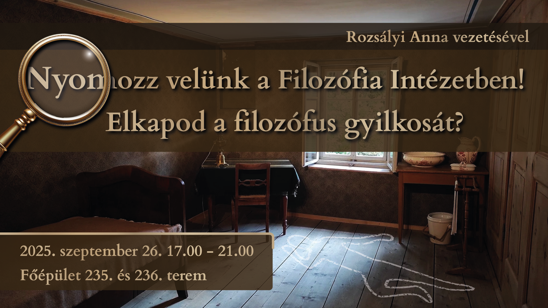 Nyomozz velünk a Filozófia Intézetben! Elkapod a filozófus gyilkosát?