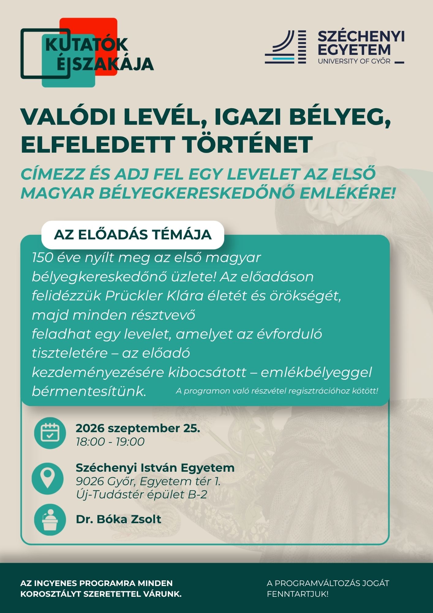 Valódi levél, igazi bélyeg, elfeledett történet – Címezz és adj fel egy levelet az első magyar bélyegkereskedőnő emlékére!