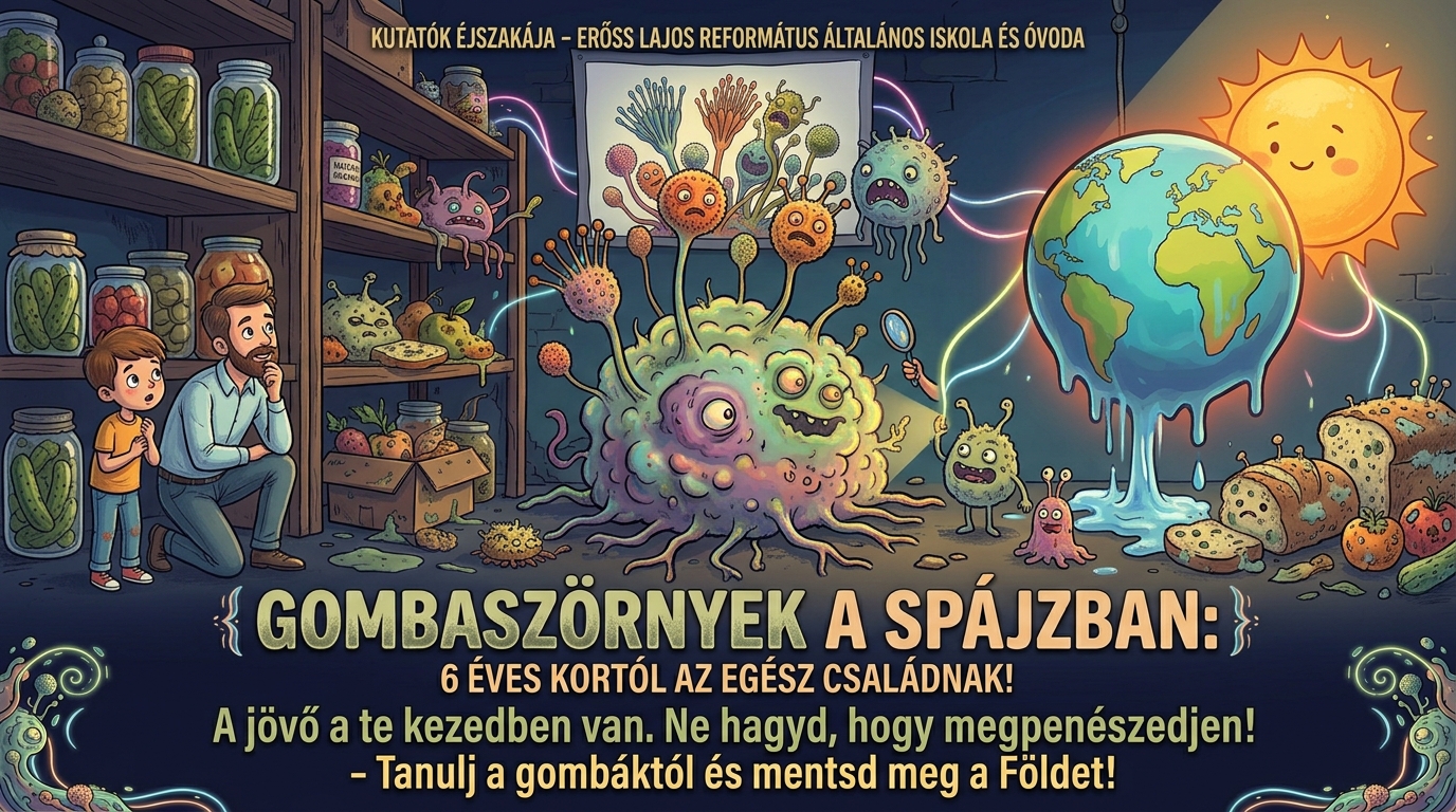 Gombaszörnyek a spájzban: A klímaváltozás láthatatlan birodalma