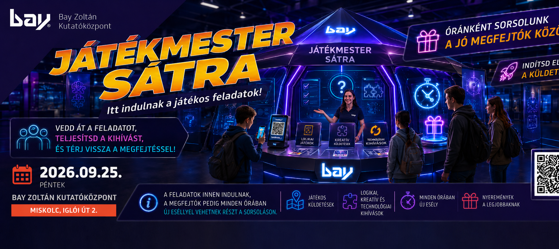 Játékmester sátra