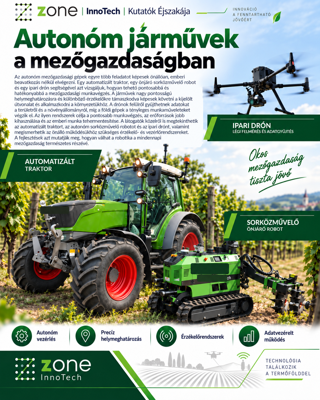 Autonóm járművek a mezőgazdaságban