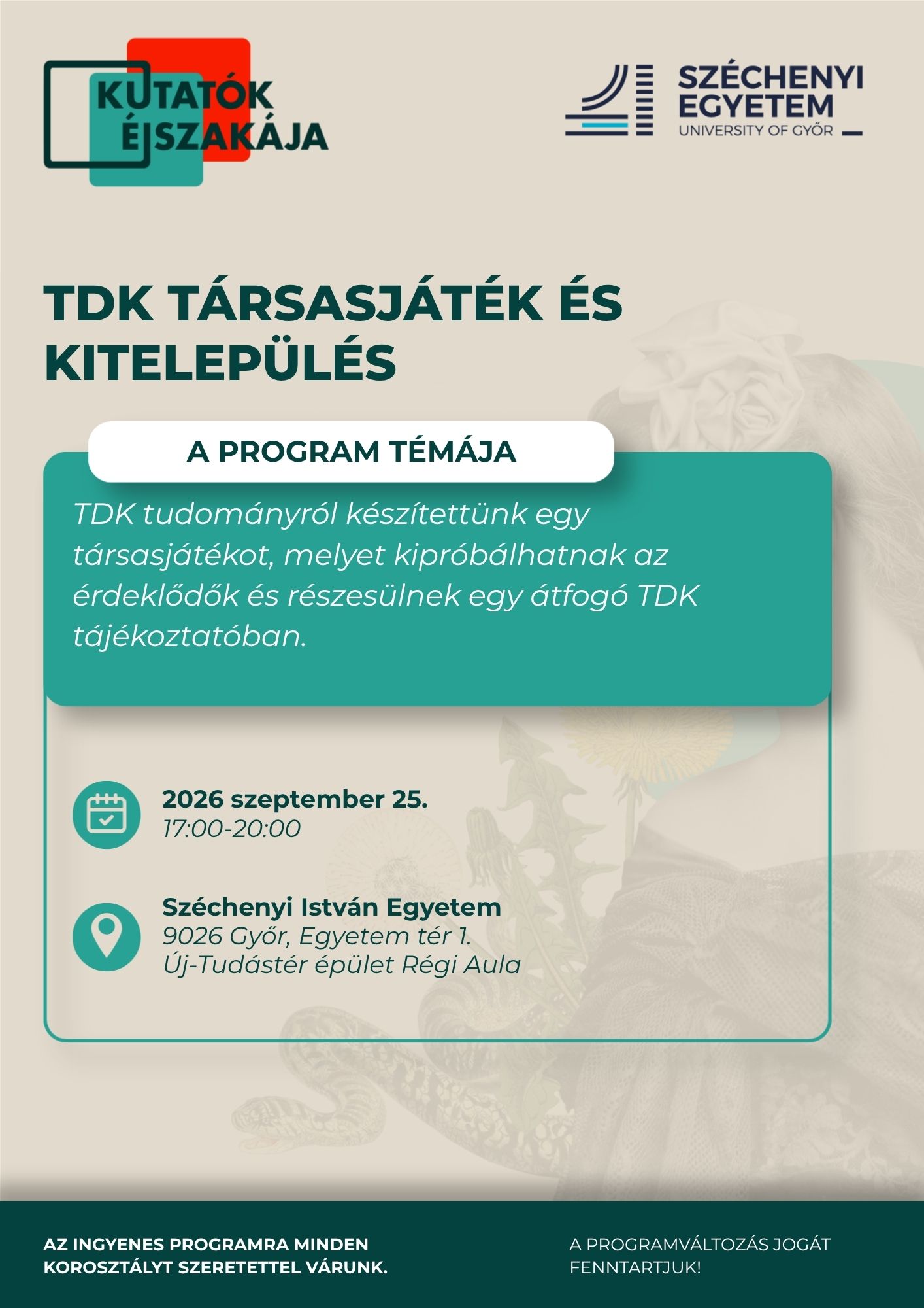 TDK társasjáték és kitelepülés